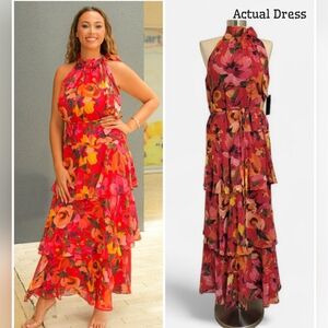 JULIA JORDAN FLORAL MAXI DRESS NWT